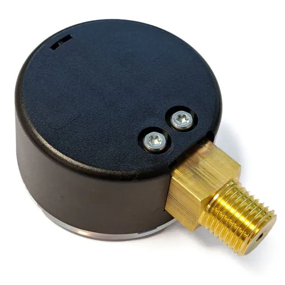 ZAWELIYO Pressure Gauge 0-10 Bar / 0-150 PSI, G1/4 Inch Connection - Alloy Steel & Brass For Home, Factory Use